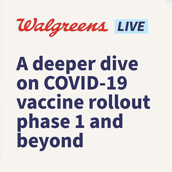 COVID-19 Vaccine rollout event graphic