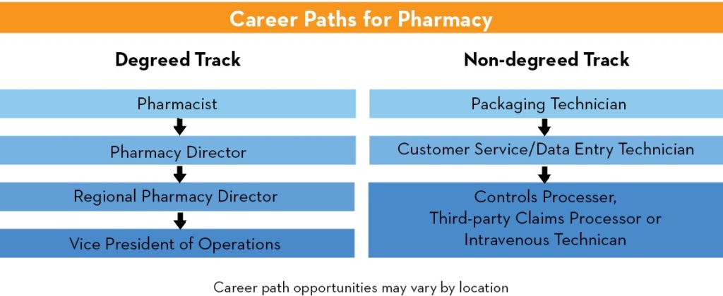 Career paths for pharmacy