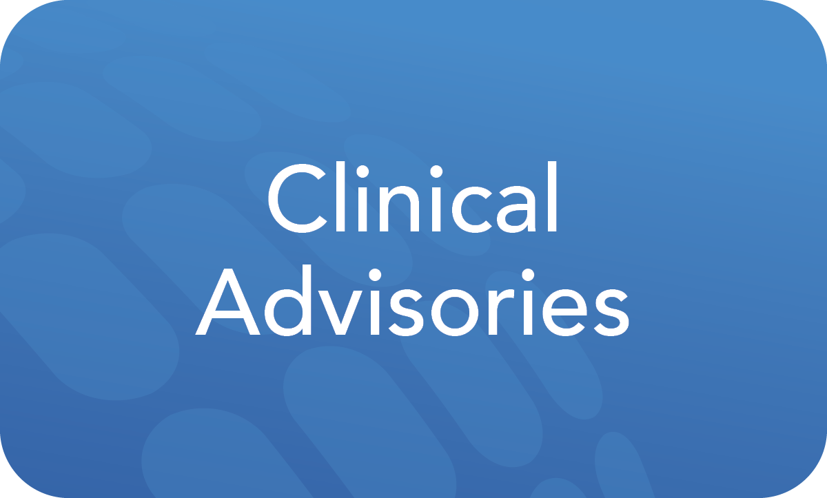 clinical advisories graphic