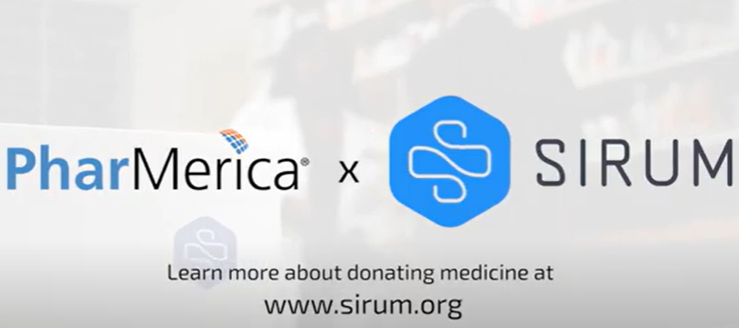 PharMerica SIRUM drug donation partnership image
