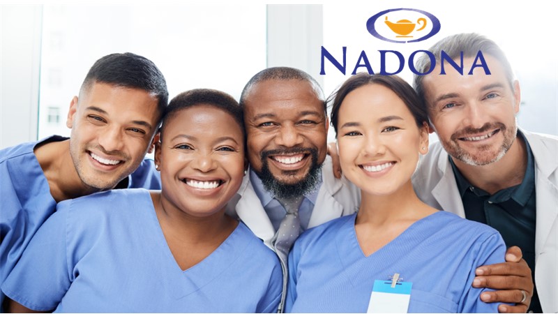 group of smiling health care providers