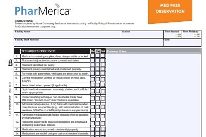 med pass chart